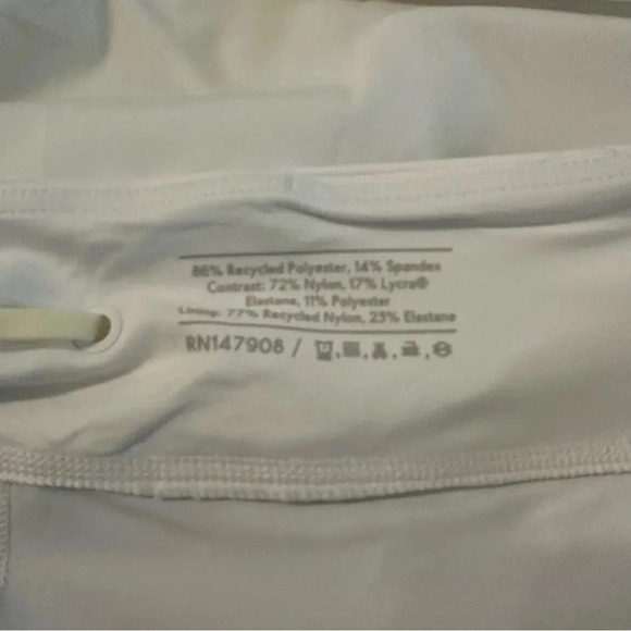 Outdoor Voices Women’s White Lightweight Skort with Zippered Pocket Sz XXL NWOT - Picture 5 of 9